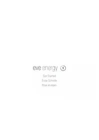 Notice EVE ENERGY Prise électrique télécommandée