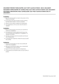 Notice FRIGIDAIRE L304432837 Thermomètre