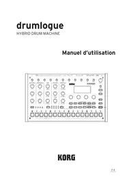 Notice KORG DRUMLOGUE DJ Equipment
