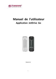 Notice TRANSCEND JETDRIVE GO 300 Clé USB