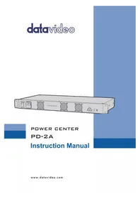 Notice DataVideo PD2A Multiprise