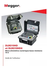 Notice Megger DLRO10HD équipements de mesure