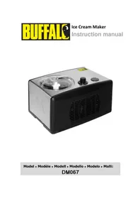 Notice BUFFALO DM067 Máquina de gelo