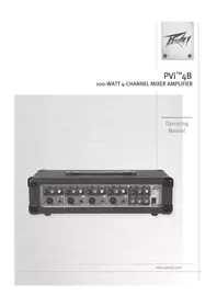 Notice PEAVEY PVI 4B Amplificateur audio