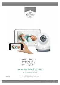 Notice ELRO BC4000 Moniteurs pour bébé