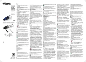 Notice TRISTAR PD3809E Aspirateur de table