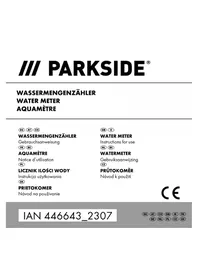 Notice PARKSIDE IAN 446643 Compteur d'eau