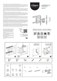 Notice Ridem RDM S19 Support mural