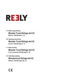 Notice Reely RAVAGE 4X4 V2 Jouet radiocommandé
