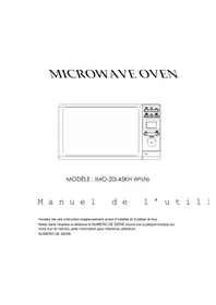 Notice Ices IMO 20L45KH Four à micro-ondes