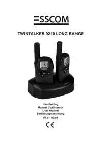 Notice Esscom TWINTALKER 9210 Moniteurs pour bébé