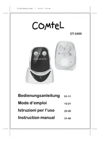 Notice Comtel CT2400 Moniteurs pour bébé