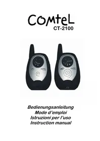 Notice Comtel CT2100 Moniteurs pour bébé