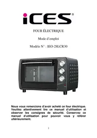 Notice Ices IEO28LCR30 Four