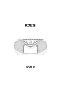 Notice Ices ISCR51 Magnétocassete