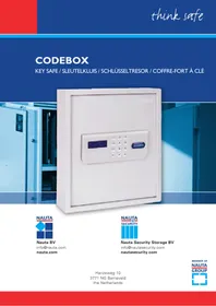 Notice Nauta CODEBOX Coffre-fort