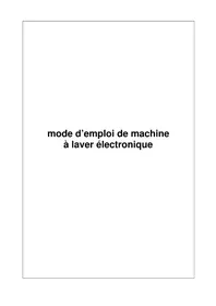 Notice Clayton CL1207TRSMK2 Machine à laver