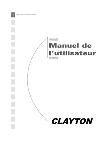 Notice Clayton CL1209T15 Machine à laver