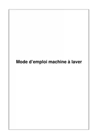 Notice Clayton CL1006TRS Machine à laver