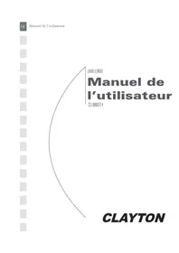 Notice Clayton CL1006T14 Machine à laver