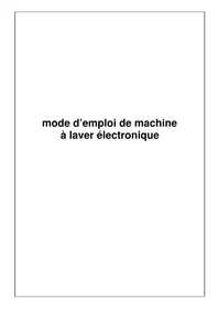 Notice Clayton CL1005T11 Machine à laver