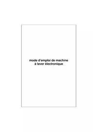 Notice Clayton CL542JC Machine à laver