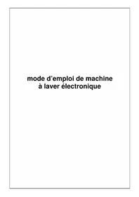 Notice Clayton CL505HTCH Machine à laver