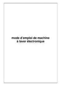 Notice Clayton CL12ITM6V12 Machine à laver