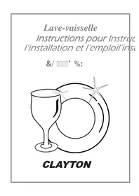 Notice Clayton CL1449DBW Lave-vaisselle