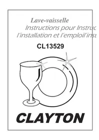Notice Clayton CL13529 Lave-vaisselle