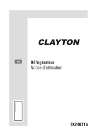 Notice Clayton TK240T16 Réfrigérateur