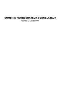 Notice Clayton CL338ACJ Réfrigérateur