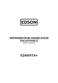 Notice EDSON E2400VTA+ Réfrigérateur