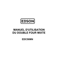 Notice EDSON EDC56MN Cuisinière