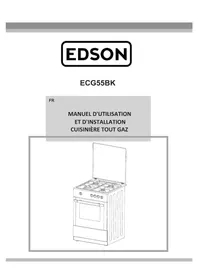 Notice EDSON ECG55BK Cuisinière