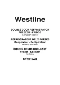 Notice WESTLINE DDW213WH Koelkast