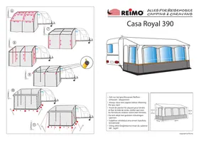 Notice Reimo CASA ROYAL 390 Tente