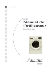 Notice SAMANA SAM LF40 1006 BVT Machine à laver