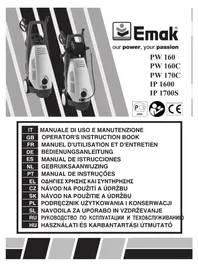 Notice Emak PW 170C Nettoyeur haute pressio