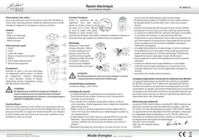 Notice Sichler NC4869675 Rasoir