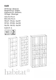 Notice Habitat CLEO (43.5X15X174) Armoire