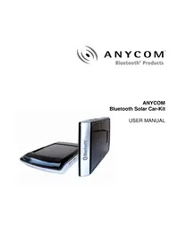 Notice Anycom SOLAR CARKIT Kit d'encastrement