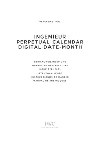 Notice IWC INGENIEUR PEPERTUAL CALENDAR 3792 Watch