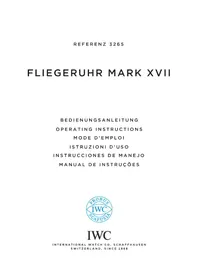 Notice IWC PILOT MARK XVII 3265 Watch