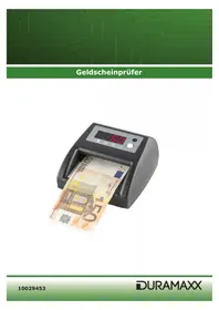 Notice Duramaxx PINKTERON Münz- und Geldscheinzähler