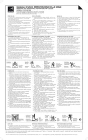 Notice Gierre STABILA AL750 échelle