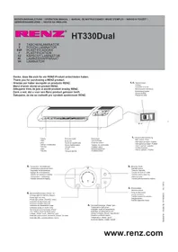 Notice HT330P HT330DUAL Machine à laminer