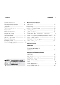 Notice LONGINES L651 CHRONOGRAPH AUTOMATIC Montre