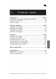 Notice PEEKTON PKM 192I Autoradio