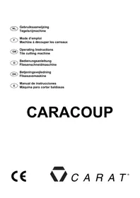 Notice CARAT CARACOUP Trancheuse